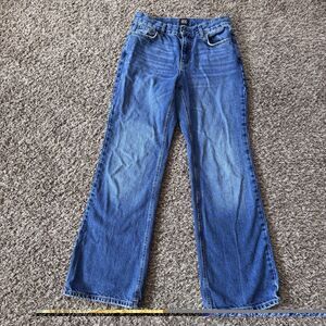 BDG Urban Outfitters Loose Bootcut Jeans Women 26 (30x30) Blue Denim Y2K Baggy